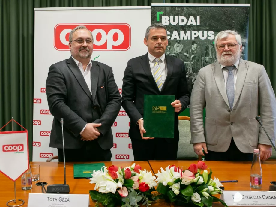 Közösen támogatja a hazai élelmiszergazdaságot a MATE és a COOP