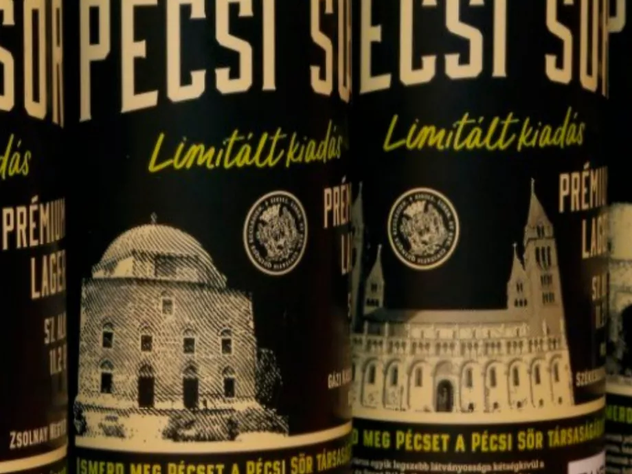 Pécsi dizájn a Pécsi Sörnek