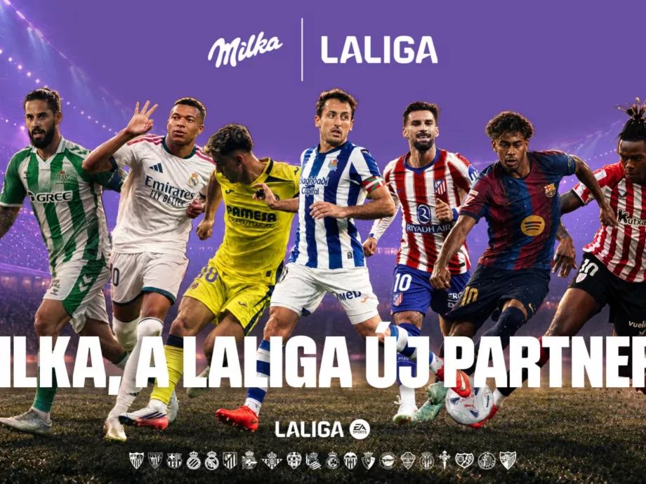 A spanyol labdarúgó-bajnokság közép-európai partnere lett Milka