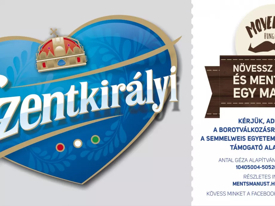 Bajusz került a Szentkirályi ásványvizek palackjaira