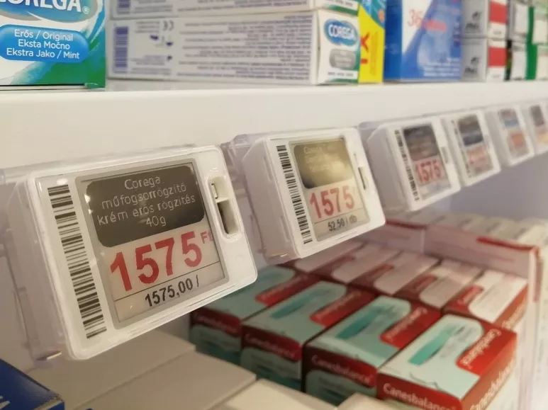 Elektronikus polccímke és jótékonyság