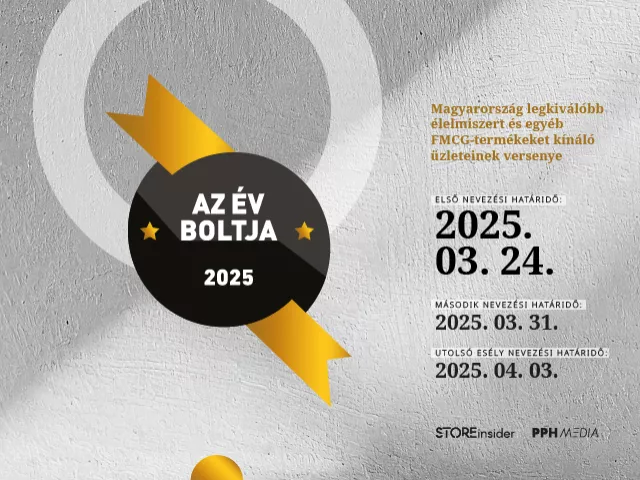 Az Év Boltja 2025 - idei újdonságok