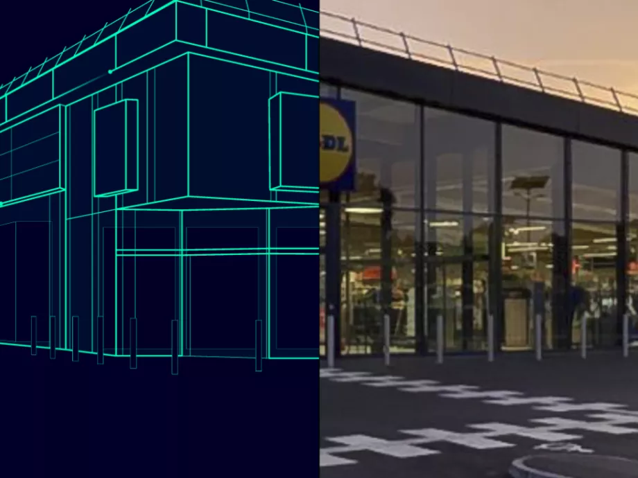Intelligens világításvezérlést kaptak a francia Lidl-üzletek